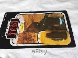 Star Wars Vintage carded ROTJ Jawa 77 Back Unpunched MOC w- Case 1983