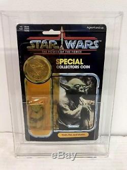 Star Wars Yoda Jedi Master Knight 1984 Potf Moc Vintage Kenner Rare Luke Obi Wan