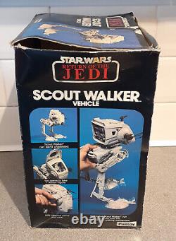 Star Wars vintage Scout Walker. Palitoy Hoth Box 100% complete with instructions