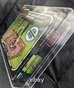 Star wars Vintage MISB Jabba Dungeon Playset Green Box Graded ROTJ Boxed Last 17