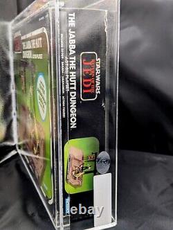 Star wars Vintage MISB Jabba Dungeon Playset Green Box Graded ROTJ Boxed Last 17