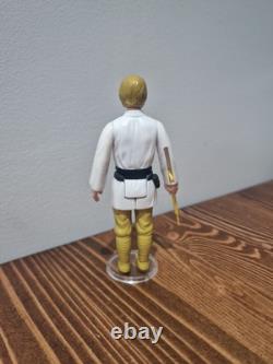 Stunning! Star Wars Vintage Luke Farmboy Brown Hair 1977 Kenner Original