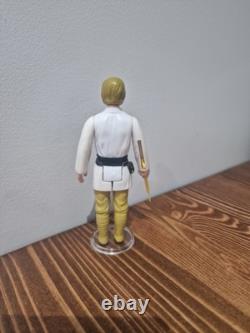 Stunning! Star Wars Vintage Luke Farmboy Brown Hair 1977 Kenner Original