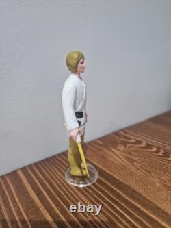 Stunning! Star Wars Vintage Luke Farmboy Brown Hair 1977 Kenner Original