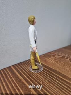 Stunning! Star Wars Vintage Luke Farmboy Brown Hair 1977 Kenner Original Figure
