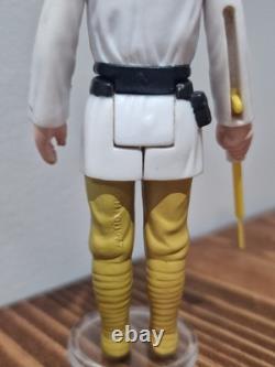 Stunning! Star Wars Vintage Luke Farmboy Brown Hair 1977 Kenner Original Figure