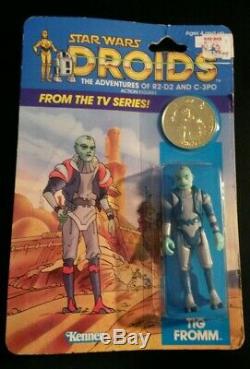 TIG FROMM DROIDS cartoon Vintage Star Wars KENNER 1985 ORIGINAL