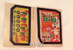 ULTRA RARE! VINTAGE WACKY PACKAGES COMPLETE SET 5th SERIES