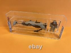 Uk Graded Vintage Star Wars Figures Speeder Bike Vehicle raised Coo Gray Colour