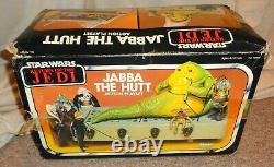 VINTAGE KENNER STAR WARS 1983 JABBA THE HUTT ACTION PLAYSET 100% In BOX LOOK