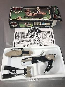 VINTAGE Kenner Star Wars SPEEDER BIKE Excellent in original BOX 1983 Taiwan