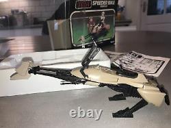 VINTAGE Kenner Star Wars SPEEDER BIKE Excellent in original BOX 1983 Taiwan