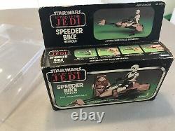 VINTAGE Kenner Star Wars SPEEDER BIKE Excellent in original BOX 1983 Taiwan