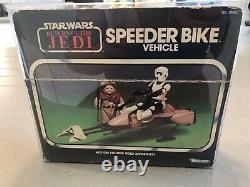 VINTAGE Kenner Star Wars SPEEDER BIKE Excellent in original BOX 1983 Taiwan