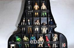 VINTAGE STAR WARS 31 ACTION FIGURES + DARTH VADER CASE KENNER lot