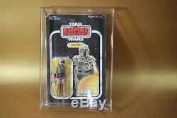 VINTAGE STAR WARS Boba Fett ACTION FIGURE 41 D BACK KENNER MOC + CASE ESB