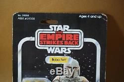 VINTAGE STAR WARS Boba Fett ACTION FIGURE 41 D BACK KENNER MOC + CASE ESB