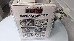 VINTAGE STAR WARS IMPERIAL SHUTTLE MISB Graded UKG 75 Boxed 1984