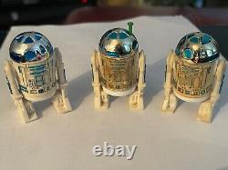 VINTAGE STAR WARS LAST 17 R2-D2 POP UP SABER, R2D2 ORIGINAL & R2D2 Sensor, 1977