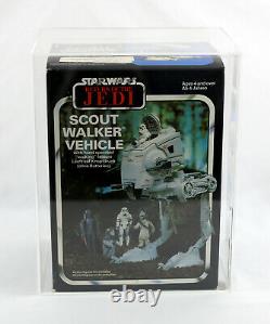 VINTAGE STAR WARS Return of the Jedi Scout Walker AT-ST AFA U85 Kenner 1983