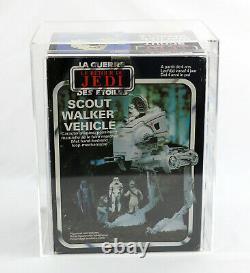 VINTAGE STAR WARS Return of the Jedi Scout Walker AT-ST AFA U85 Kenner 1983