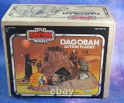 VINTAGE Star Wars COMPLETE & SEALED BOX DAGOBAH PLAYSET KENNER Yoda swamp 1981