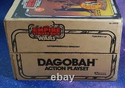 VINTAGE Star Wars COMPLETE & SEALED BOX DAGOBAH PLAYSET KENNER Yoda swamp 1981