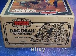 VINTAGE Star Wars COMPLETE & SEALED BOX DAGOBAH PLAYSET KENNER Yoda swamp 1981