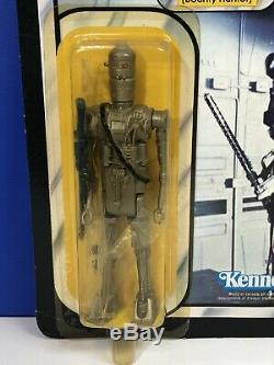 VTG Star Wars RARE IG-88 MOC 32 A BACK UNPUNCHED ESB Kenner Sealed