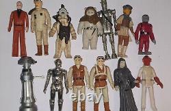 Vintage 1977-1983 Kenner Speeder Bike 1983 Star Wars Figure Lot