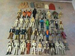 Vintage 1977-1983 Kenner Star Wars Action Figure Lot Of 40