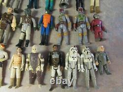 Vintage 1977-1983 Kenner Star Wars Action Figure Lot Of 40