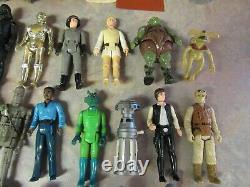 Vintage 1977-1983 Kenner Star Wars Action Figure Lot Of 40