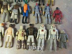 Vintage 1977-1983 Kenner Star Wars Action Figure Lot Of 40