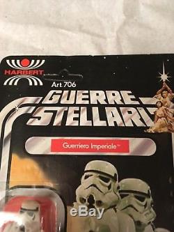 Vintage 1977 Italian Harbert Star Wars Stormtrooper Moc Unused