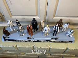 Vintage 1977 Kenner Star Wars Mail Away First 12 Figure Stand & First 12 Figures