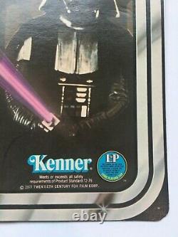 Vintage 1977 Star Wars Darth Vader 12 Back Kenner Original Package Sealed