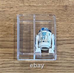 Vintage 1977 Star Wars R2-D2 Solid Dome Figure 80% Graded Hong Kong