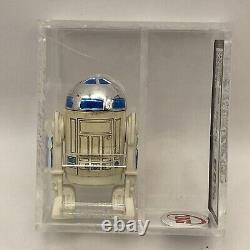 Vintage 1977 Star Wars R2-D2 Solid Dome Figure UKG 60 Graded HK PAINT 75