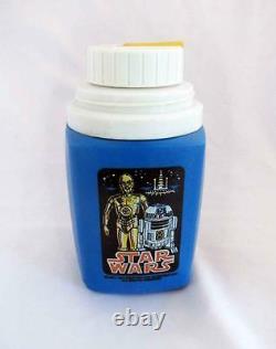 Vintage 1977 Star Wars X-Wing Fighter Metal Lunch Box with Thermos