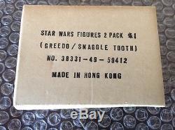 Vintage 1978 Kenner Star Wars Blue Snaggletooth / Greedo Mailer Box Only READ