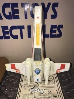 Vintage 1978 Kenner Star Wars X-Wing Fighter Complete In Box Not Working