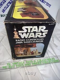 Vintage 1979 STAR WARS Jawa SANDCRAWLER Complete With Box/Insert L@@K Works