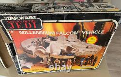 Vintage 1979 Star Wars ROTJ Millenium Falcon Boxed Play Worn Nr Complete
