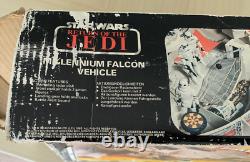 Vintage 1979 Star Wars ROTJ Millenium Falcon Boxed Play Worn Nr Complete