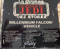 Vintage 1979 Star Wars ROTJ Millenium Falcon Boxed Play Worn Nr Complete