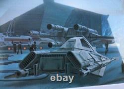 Vintage 1980 Star Wars Ralph Mcquarrie Paintings Print Millennium Falcon ESB