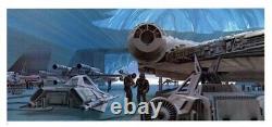 Vintage 1980 Star Wars Ralph Mcquarrie Paintings Print Millennium Falcon ESB