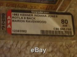 Vintage 1982 KENNER AFA 80 MARION RAVENWOOD INDIANA JONES ROTLA 9 BACK CARD MOC