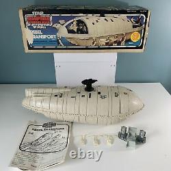 Vintage 1982 Star Wars Rebel Transport Kenner with Blue Box instructions Packs ESB